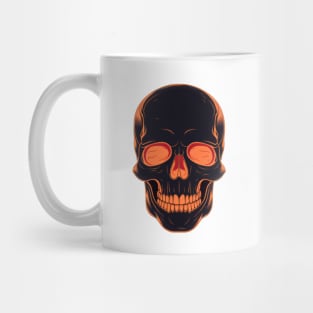 Black Red Skull Mug